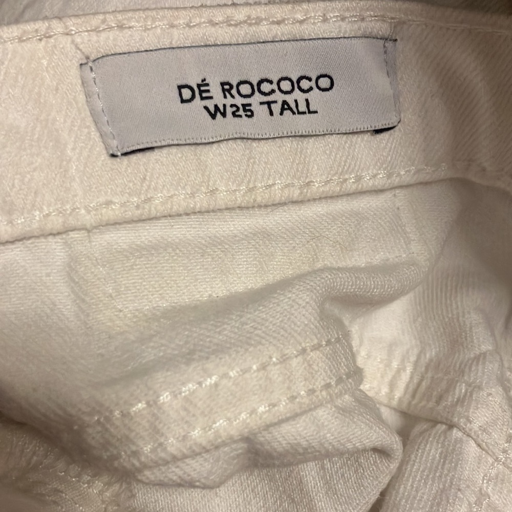 Dé Rococo high waisted white denim - Picture 9 of 14
